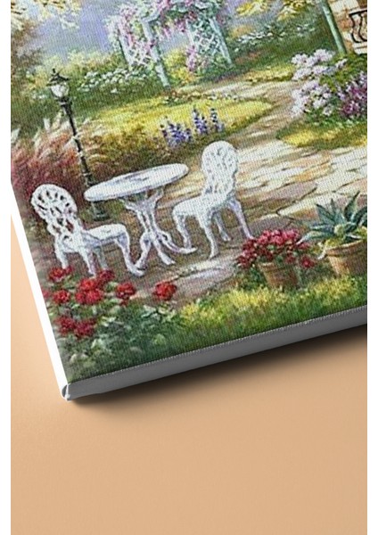 Sayılarla Boyama Seti Kasnaklı Keyif Bahçesi 40 x 50 cm