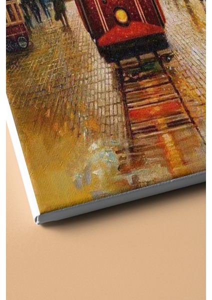 Sayılarla Boyama Seti Kasnaklı Tramvayı Beklerken 60 x 75 cm modelleri