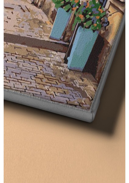 Sayılarla Boyama Seti Kasnaklı Bavyera'da Bir Sokak 40 x 50 cm fırsatları