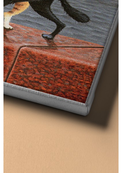 Sayılarla Boyama Seti Kasnaklı Aşık Kedilerin Dansı 60 x 75 cm fırsatları