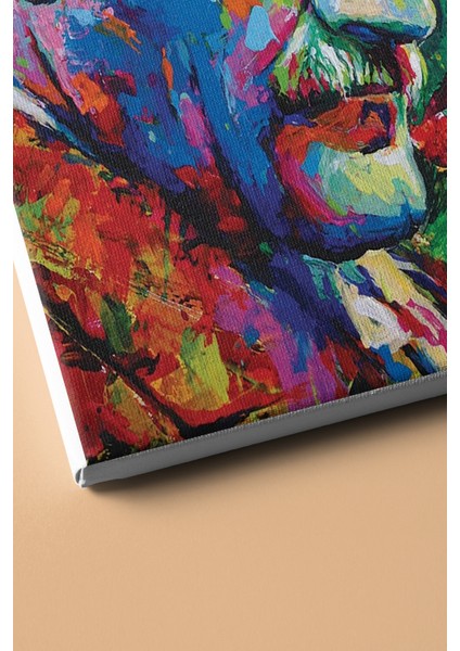 Sayılarla Boyama Seti Kasnaklı Atatürk Renkli Kanvas 50 x 65 cm modelleri
