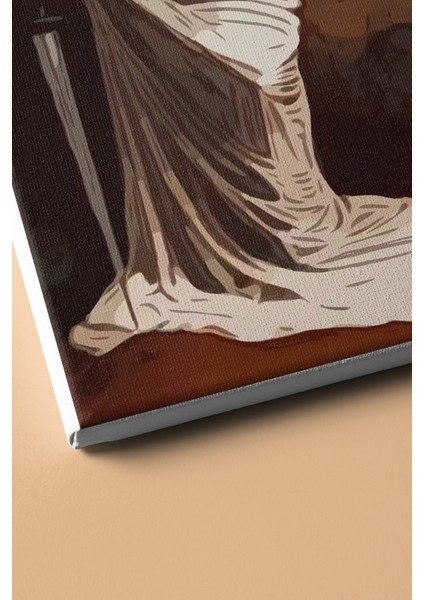 Sayılarla Boyama Seti Kasnaklı Adaletin Dengesi 50 x 65 cm modelleri