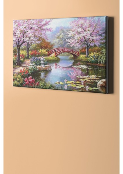 Sayılarla Boyama Seti Kasnaklı Cennet Köprüsü 100 x 140 cm