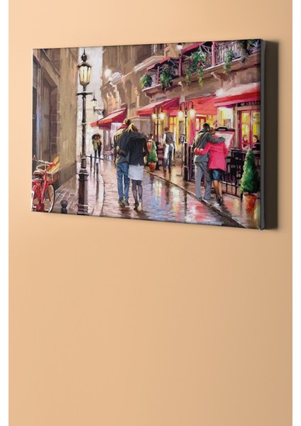 Sayılarla Boyama Seti Kasnaklı Aşk Sokağı 90 x 110 cm
