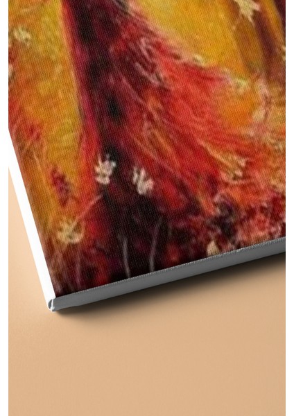 Sayılarla Boyama Seti Kasnaklı Sonbaharın Rengi 60 x 75 cm modelleri