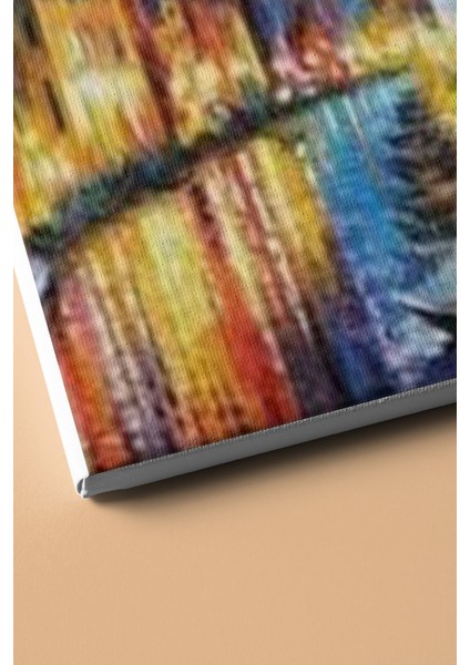 Sayılarla Boyama Seti Kasnaklı Venedik Renkli Gece 50 x 65 cm modelleri