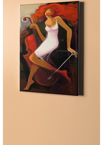 Sayılarla Boyama Seti Kasnaklı Kemancı Kız 2 60 x 75 cm fiyatları