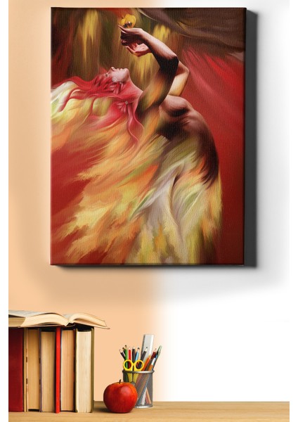 Sayılarla Boyama Seti Kasnaklı Renkli Kraliçe 50 x 65 cm