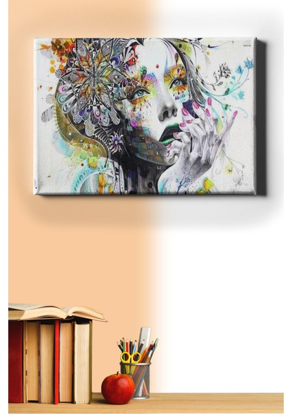 Sayılarla Boyama Seti Kasnaklı Renkli Düş 3 50 x 65 cm
