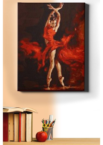 Sayılarla Boyama Seti Kasnaklı Latin Dansı 50 x 65 cm