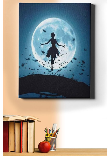 Sayılarla Boyama Seti Kasnaklı Peri Kızı 40 x 50 cm
