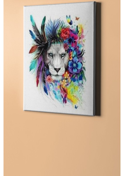 Sayılarla Boyama Seti Kasnaklı Süslü Aslan 50 x 65 cm fiyatları