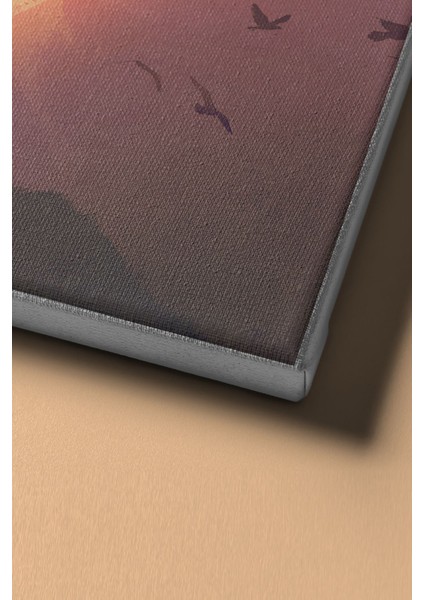 Sayılarla Boyama Seti Kasnaklı Güneş Doğarken 60 x 75 cm fırsatları