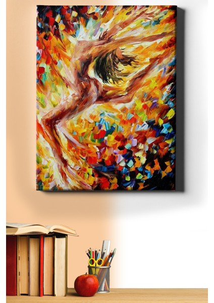 Sayılarla Boyama Seti Kasnaklı Renklerin Içinde 50 x 65 cm