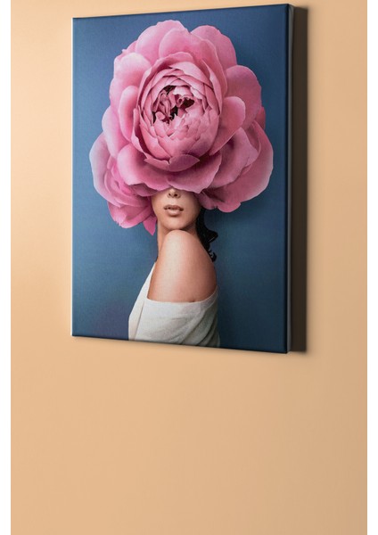 Sayılarla Boyama Seti Kasnaklı Çiçek Kadın 2 50 x 65 cm fiyatları