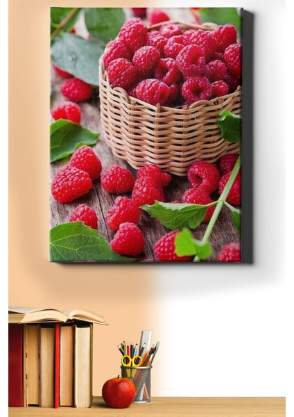 Sayılarla Boyama Seti Kasnaklı Ahududu Sepeti 40 x 50 cm