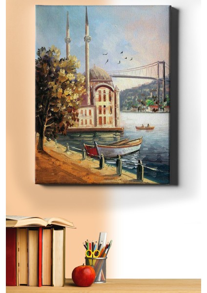 Sayılarla Boyama Seti Kasnaklı Ortaköy'de Gezinti 60 x 75 cm