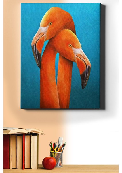 Sayılarla Boyama Seti Kasnaklı Filamingo Aşkı 40 x 50 cm