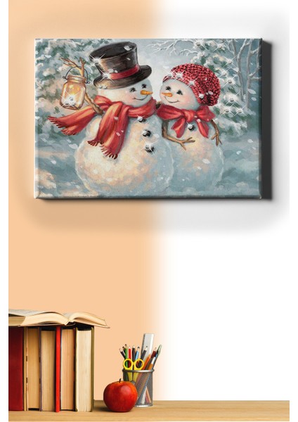 Sayılarla Boyama Seti Kasnaklı Kardan Aşk 40 x 50 cm