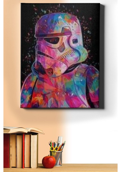 Sayılarla Boyama Seti Kasnaklı Klon Asker 50 x 65 cm