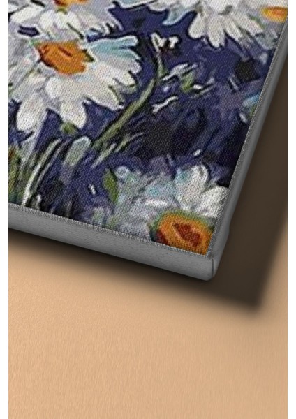 Sayılarla Boyama Seti Kasnaklı Papatyalar 60 x 75 cm