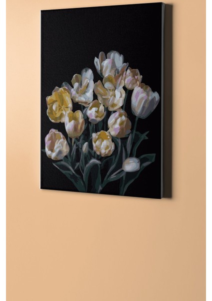 Sayılarla Boyama Seti Kasnaklı Yapay Çiçekler 100 x 140 cm