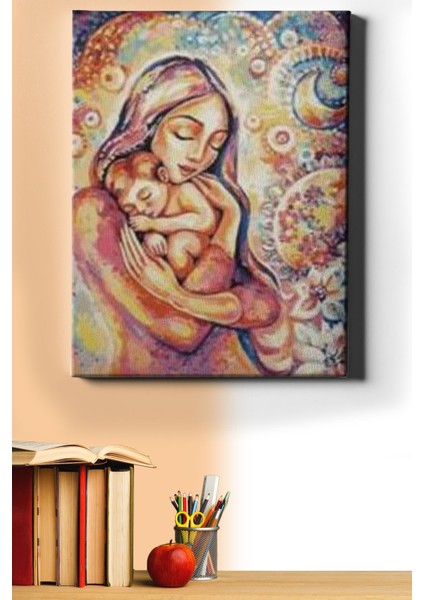 Sayılarla Boyama Seti Kasnaklı Ana Kucağı 100 x 140 cm