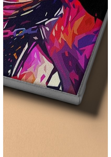 Sayılarla Boyama Seti Kasnaklı Renklerin Içinden 70 x 90 cm