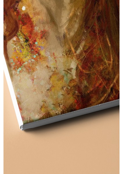 Sayılarla Boyama Seti Kasnaklı Dağınık Saçlar 40 x 50 cm modelleri
