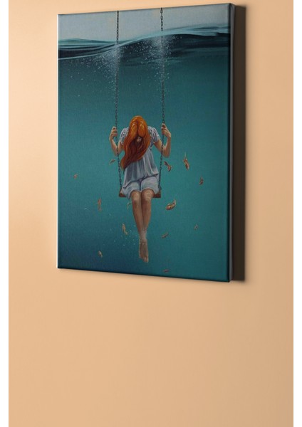 Sayılarla Boyama Seti Kasnaklı Balıklar ve Salıncak 90 x 110 cm