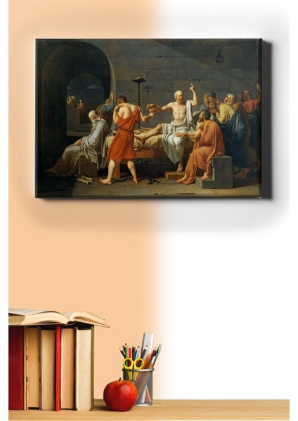 Sayılarla Boyama Seti Kasnaklı Sokrates'in Son Günü 60 x 75 cm