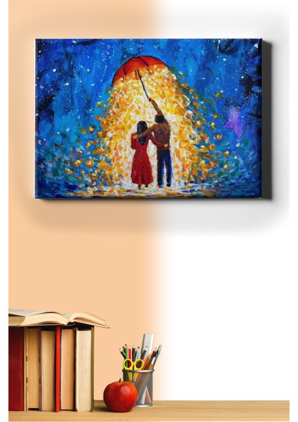 Sayılarla Boyama Seti Kasnaklı Romantik Gece 50 x 65 cm