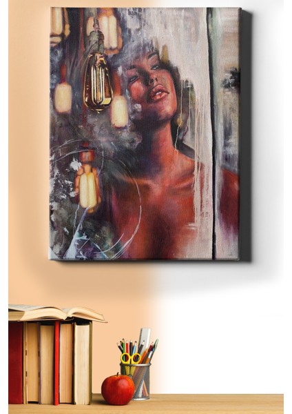 Sayılarla Boyama Seti Kasnaklı Aynanın Içinden 70 x 90 cm