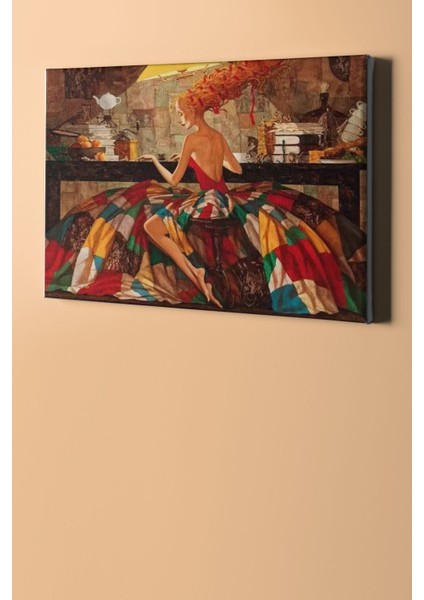 Sayılarla Boyama Seti Kasnaklı Rengarenk Elbise 60 x 75 cm fiyatları