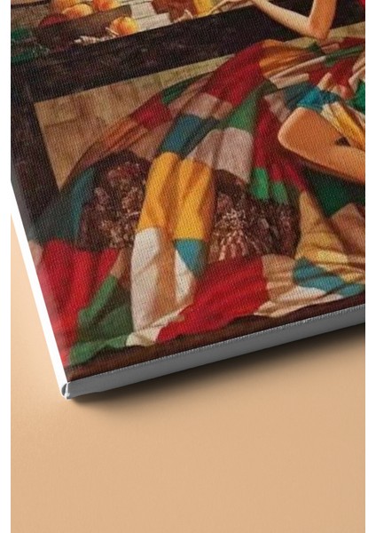 Sayılarla Boyama Seti Kasnaklı Rengarenk Elbise 60 x 75 cm modelleri