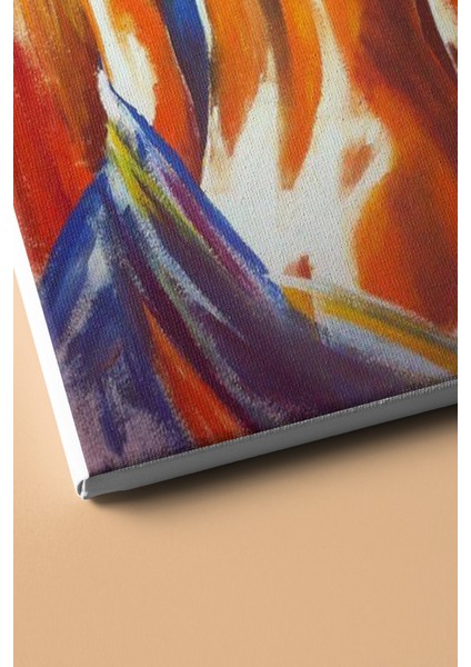 Sayılarla Boyama Seti Kasnaklı Geceye Veda 50 x 65 cm modelleri