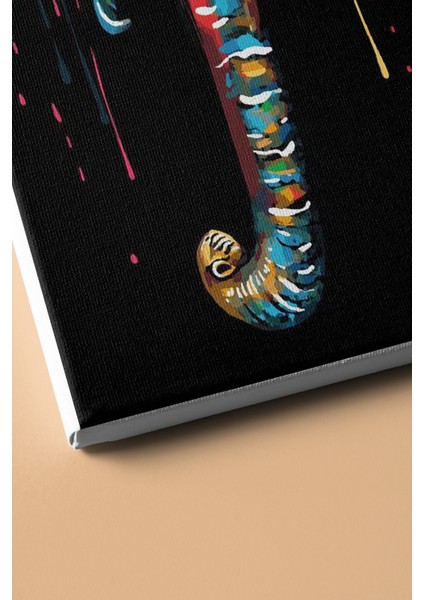 Sayılarla Boyama Seti Kasnaklı Renkli Fil 60 x 75 cm modelleri