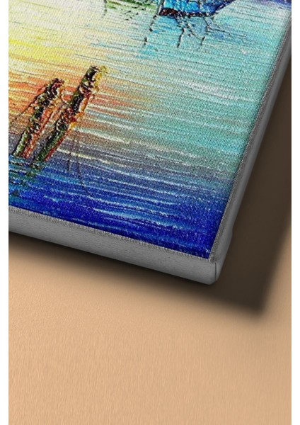 Sayılarla Boyama Seti Kasnaklı Yelkenliler Molada 60 x 75 cm fırsatları