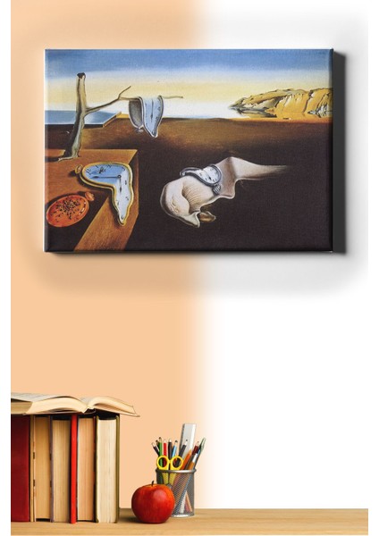 Sayılarla Boyama Seti Kasnaklı S.dali Eriyen Saatler 50 x 65 cm