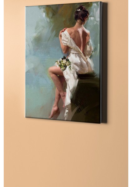 Sayılarla Boyama Seti Kasnaklı Gelin 100 x 140 cm