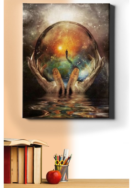 Sayılarla Boyama Seti Kasnaklı Hayal Küresi 50 x 65 cm