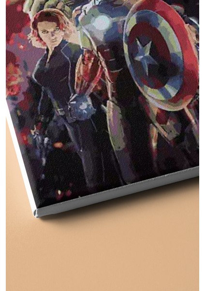 Sayılarla Boyama Seti Kasnaklı Avengers 2 100 x 140 cm