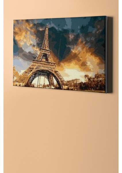 Sayılarla Boyama Seti Kasnaklı Eyfel 40 x 50 cm fiyatları