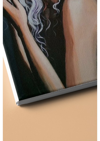 Sayılarla Boyama Seti Kasnaklı Güzel Kızın Kelebekleri 50 x 65 cm modelleri