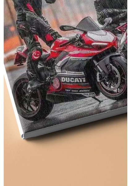 Sayılarla Boyama Seti Kasnaklı Motorsikletliler 50 x 65 cm modelleri