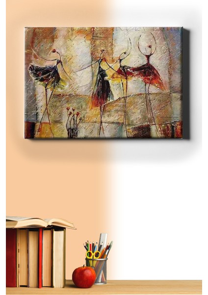 Sayılarla Boyama Seti Kasnaklı Tema Dans 60 x 75 cm