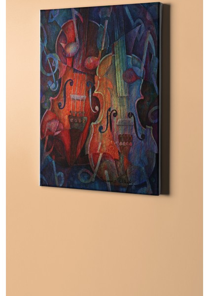 Sayılarla Boyama Seti Kasnaklı Müzik 60 x 75 cm fiyatları