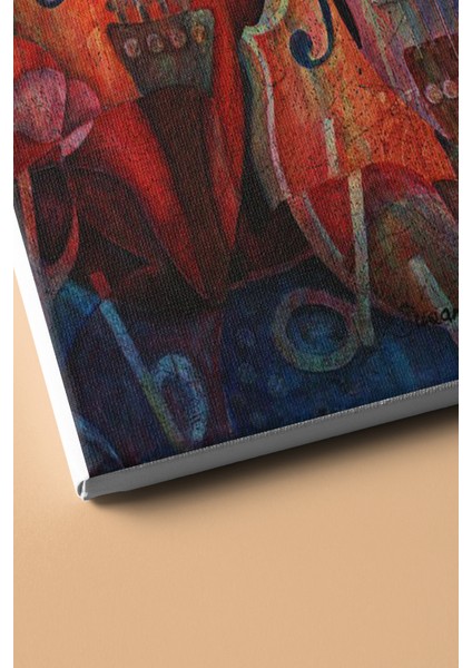 Sayılarla Boyama Seti Kasnaklı Müzik 60 x 75 cm modelleri