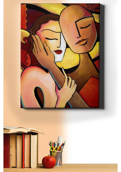 Sayılarla Boyama Seti Kasnaklı Sevgilim 40 x 50 cm