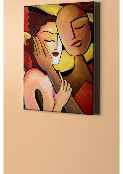 Sayılarla Boyama Seti Kasnaklı Sevgilim 40 x 50 cm